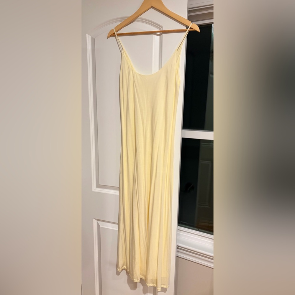 Massimo Dutti Cream Maxi Dress
